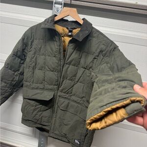 Eddie Bauer Olive Green Military Jacket